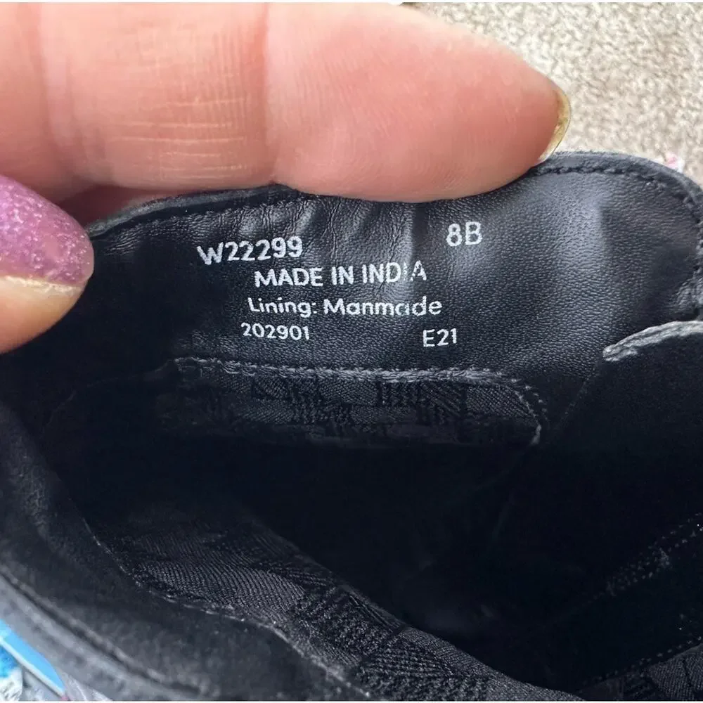 Cole Haan Size 8 B Womens Kimberly Black Leather Side Zip Ankle Bootie W22299